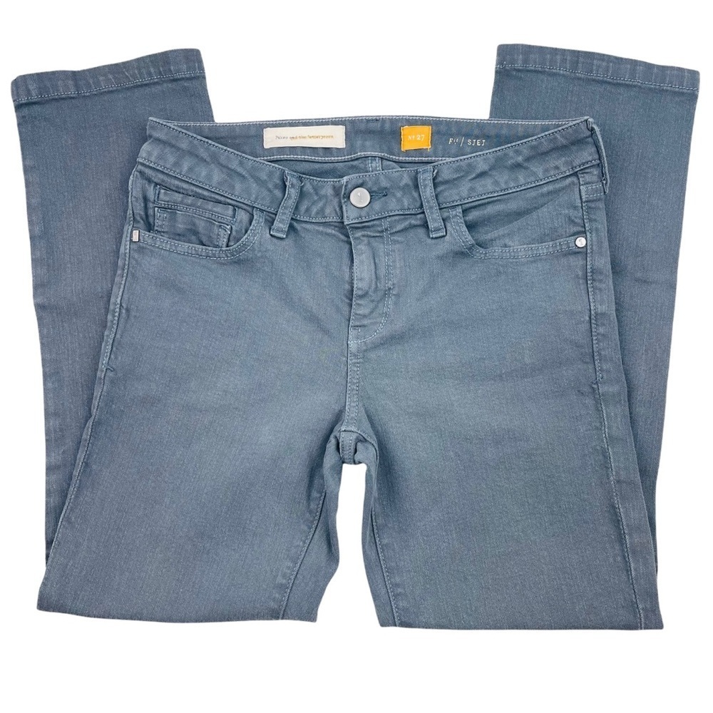 Anthropologie Pilcro and the Letterpress Stet Fit in Coal Dark Gray Size 27